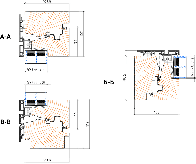 Чертеж профиля