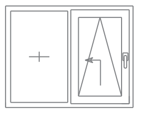 Схема открывания Patio Alversa