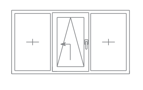 Схема открывания Patio Alversa