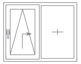 Схема открывания Patio Alversa