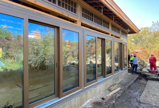 Остекление японской кофейни 