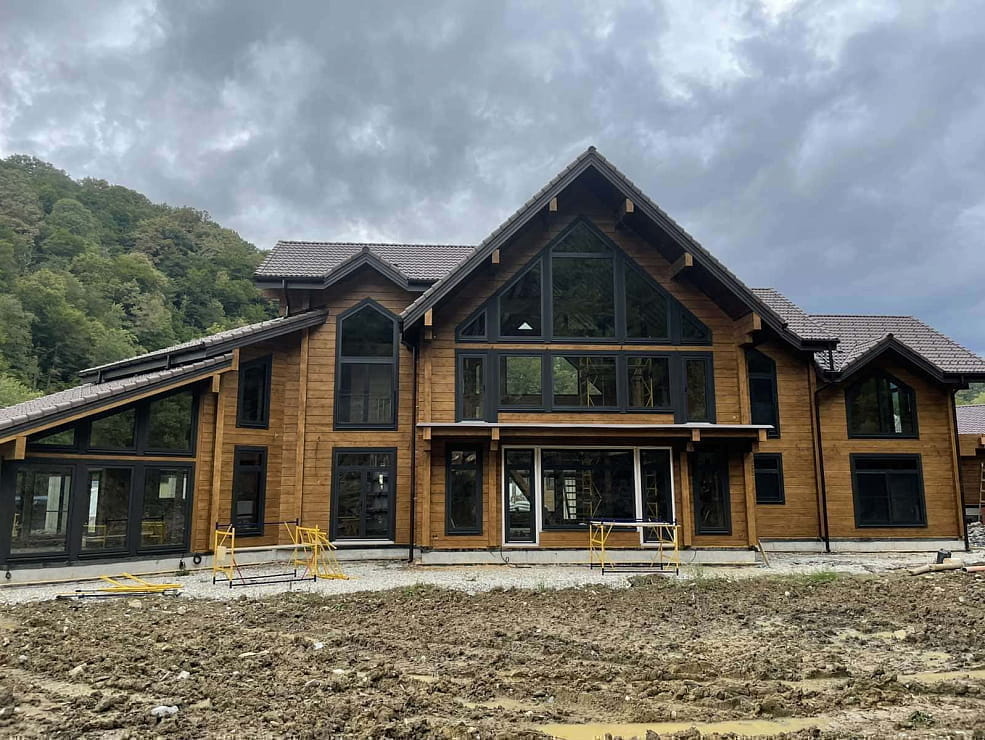 Остекление частного дома