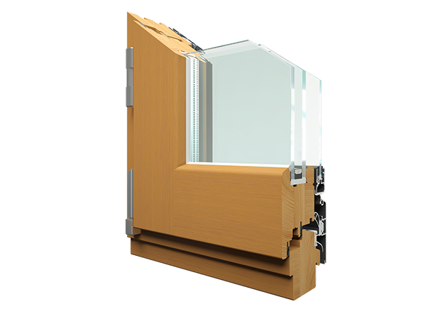 Дерево-алюминиевые окна Acoustic