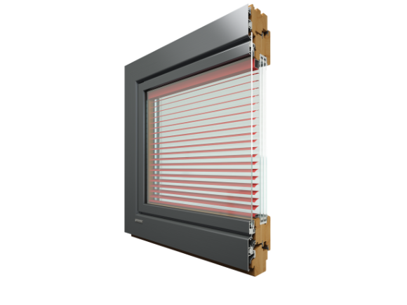 Дерево-алюминиевые окна Acoustic